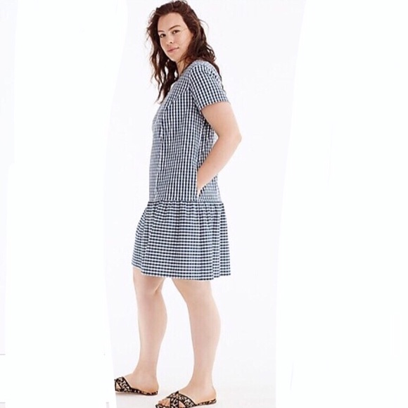 NWT! J.Crew x Universal Standard Drop-waist Dress - Picture 2 of 8
